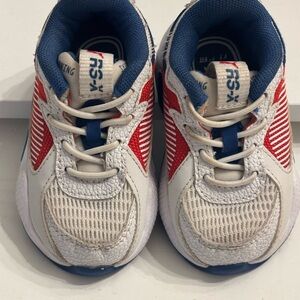 Puma Kids Sneakers - Red, White, and Blue
